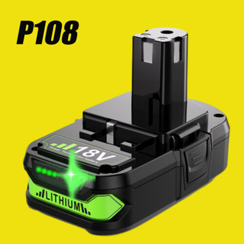 For RYOBI P108 18V One Plus High Capacity Battery 18 Volt Lithium-Ion Battery