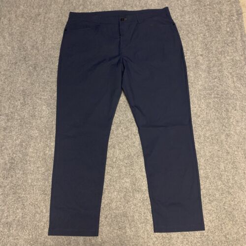 Public Rec Pants Mens 42X30 Workday Tech Slim Fit 5-Pockets Flat Front