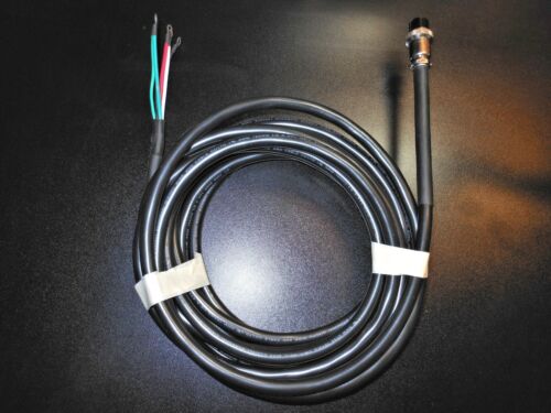 CNC Assembled 10ft. 2.2Kw VFD Cable (Built With 16/4 Double Shielded Cable)