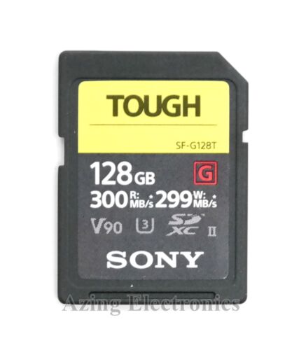 Sony TOUGH G Series 128GB SDXC UHS-II Memory Card SF-G128T