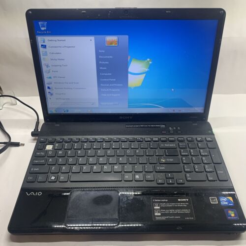 Sony Vaio PCG-71318L 15″ laptop Intel i5 M460 4GB RAM 500GB HDD No OS