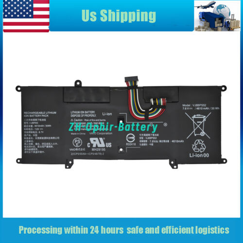 New VJ8BPS52 Battery For Sony VAIO S11 S13 SX14 VJS112C0911W VJS132C11T  35Wh