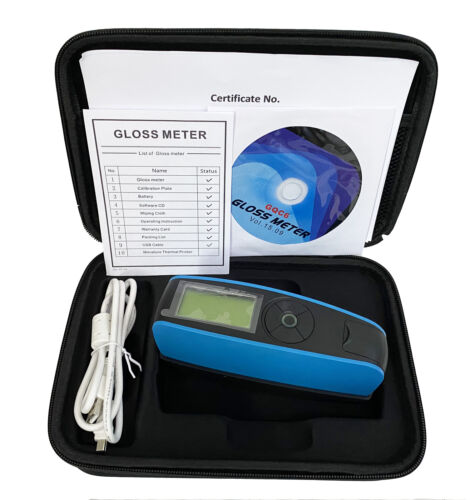 Tri-angle Glossmeter 20 60 85 Degree Gloss Meter Tester with 350000 Data Storage