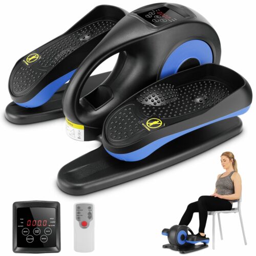 Under Desk Elliptical Machine for Seniors, Electric Seated Pedal Exerciser Quiet