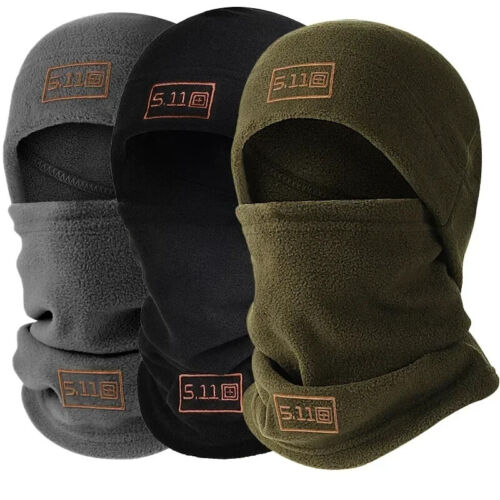 Tactical Full Face Hat Scarf Set Thermal Head Cover Warm Balaclava Beanie Warm