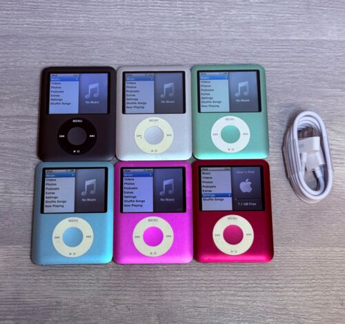 Apple iPod Nano 3rd Generation 4GB 8GB – All Colors