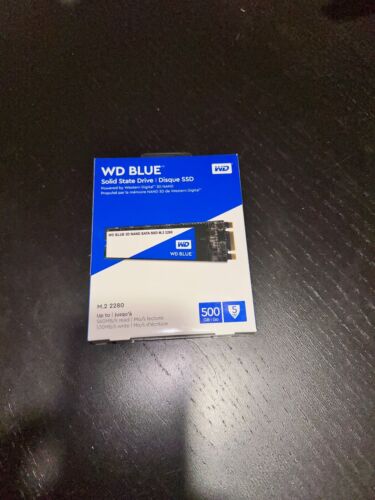 Western Digital Blue SN550 NVMe 500GB  M.2 2280 (WDS500G2B0B) SSD – Brand New