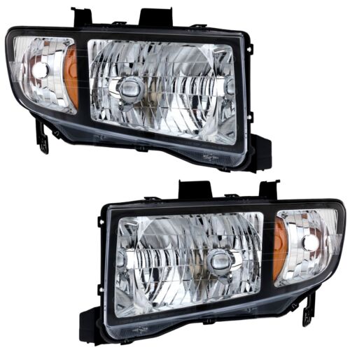 Headlight Set For 2006 2007 2008 Honda Ridgeline Left and Right 2Pc