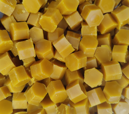 1 Lb OF 100% Pure American Beeswax Filtered  NO Additives Or Fillers Ever