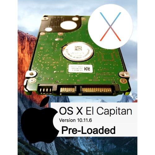 Macbook Pro Hard Drive El Capitan 10.11 320GB HD 2.5″ 2010 2011 2012 A1278 A1286