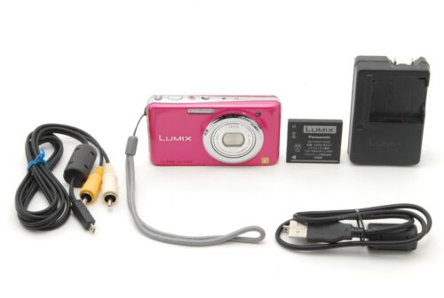 [NEARMINT]Panasonic Lumix DMC-FX77 12.0 MP Digital Camera Pink From Japan