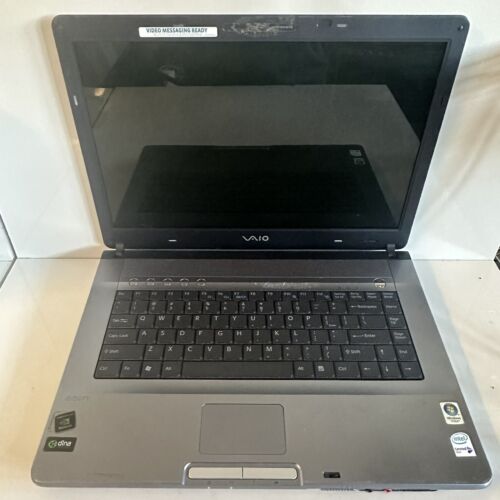 15.4” Sony PCG-7V2L Intel Centrino Duo 1GB RAM No HDD Scraps/Salvage