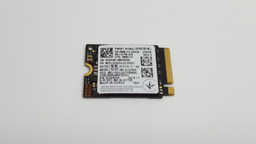 Samsung  PM991 MZ-9LQ256A 256 GB NVMe 30mm Solid State Drive