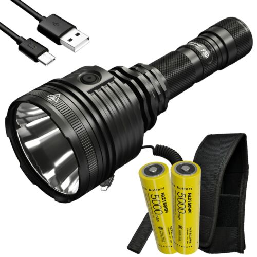 Nitecore P30i 2000 Lumen Long Throw Rechargeable Flashlight w/ 2 Batteries