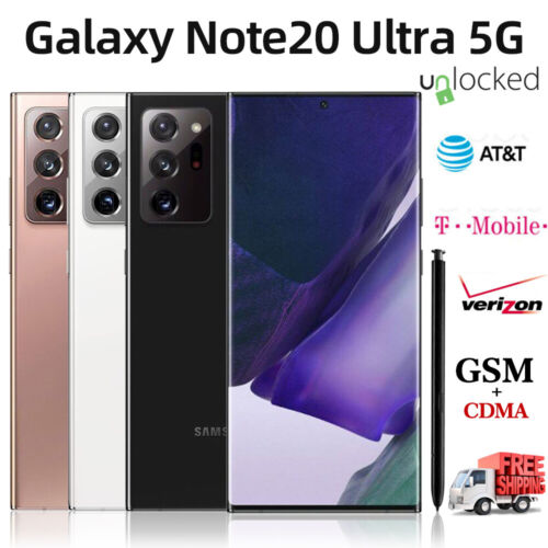 NEW SAMSUNG GALAXY NOTE 20 ULTRA 5G 128G/512 Unlocked【US IN STOCK Fast Delivery】