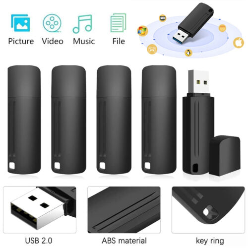 5Pack 8/16/32GB USB2.0 Flash Drive Memory Stick Data Storage U Drive Hood Design