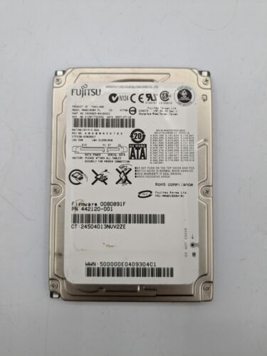 2.5″ Fujitsu SATA 160GB Hard Drive Compatible with Apple and Windows 10 and 11