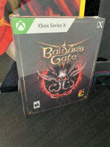 Baldur’s Gate 3 Deluxe Edition Xbox Series X Collector’s Physical USA Sealed