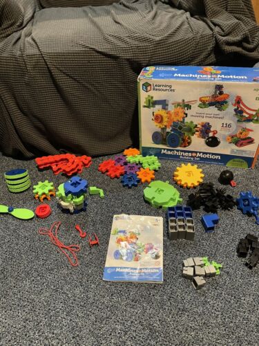 Learning Resources Machines in Motion STEM TOY Building Construction Set