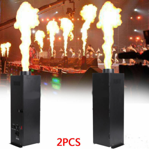 2pcs DMX Fire Thrower Projector Flame Effect Machine DJ Stage Disco Show 200W