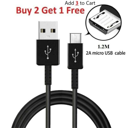 4ft Micro USB Data Sync Charger Charging Cable Cord for Android Samsung LG