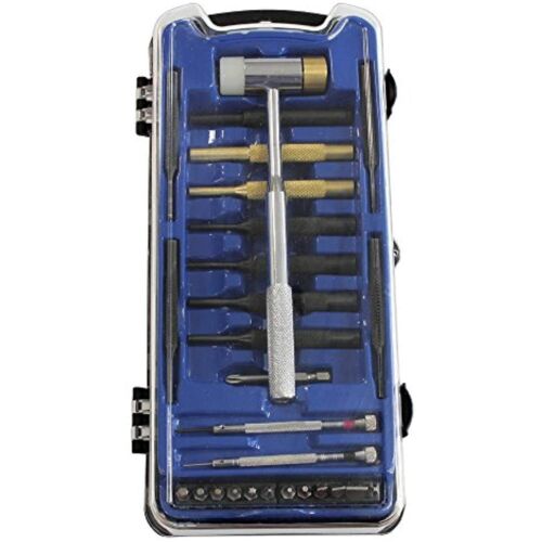 Birchwood Casey Weekender Gunsmith Kit 27 Tools Blue Reusable Hard Storage Case