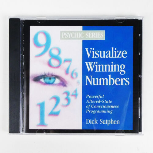 VISUALIZE WINNING NUMBERS CD Self Hypnosis Mind Power Dick Sutphen Psychic dream