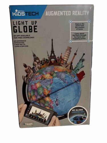 Globe Vivitar Kids Tech Light up Globe Augmented Reality *STEAM*NEW/SEALED