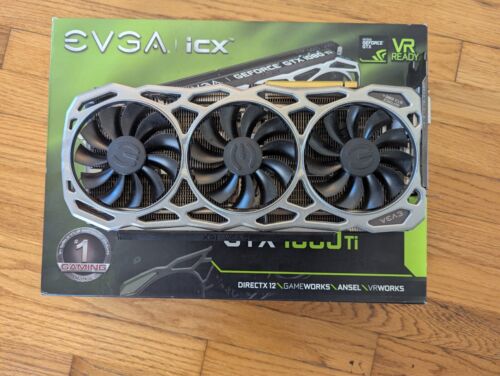 EVGA GeForce GTX 1080 Ti FTW3 Gaming 11GB GDDR5X Graphics Card -…