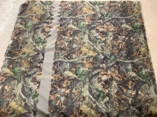 BY THE YARD 60” WIDE COTTON SOFT ADVANTAGE TIMBER CAMOFLAUGE FABRIC CAMO NEW