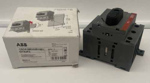 ABB OT63F3 DISCONNECTOR SWITCH, 3, 750, 63A