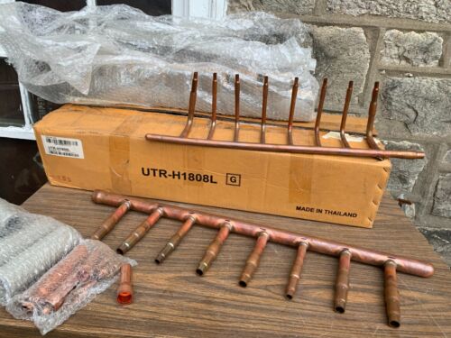 UTRH1808L Copper Header Branch Off For Fujitsu Daikin ?? Air Conditioning Part