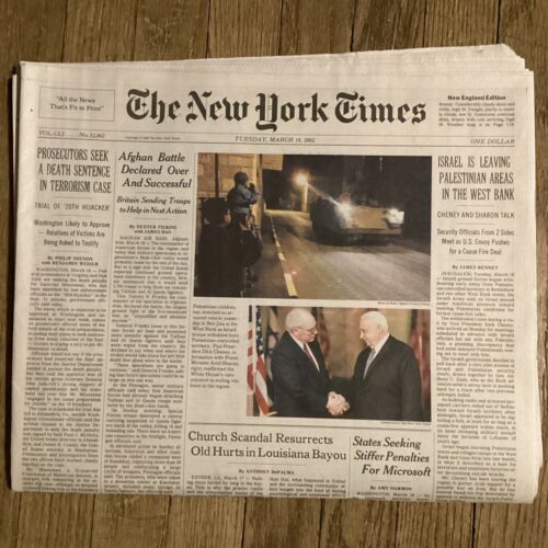 Mar 19, 2002 New York Times Prosecutors Seek A Death Sentence In Terrorism Case