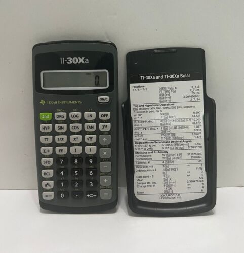 Texas Instruments TI-30Xa Scientific Calculator, Tested ~Works