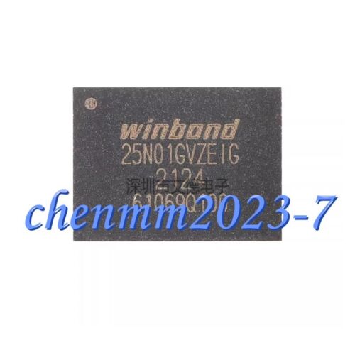 (5pcs)SMD W25N01GVZEIG WSON-8 3V 1GB Serial NAND Flash Memory Chip