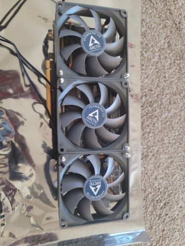 NVIDIA Tesla M40 12GB GDDR5 Graphic Card with custom heatsink and three fans