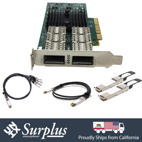 40GbE QSFP+ Dual Port CX314A Mellanox ConnectX-3 Pro EN PCIe 3.0×8 Card High Low