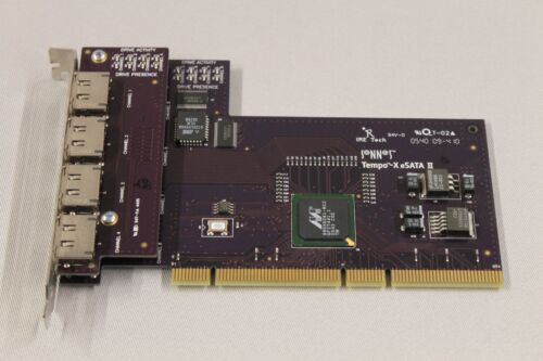 Sonnet Tempo-X eSATA II 8-Port Serial ATA PCI-X Host Controller Card -TESTED