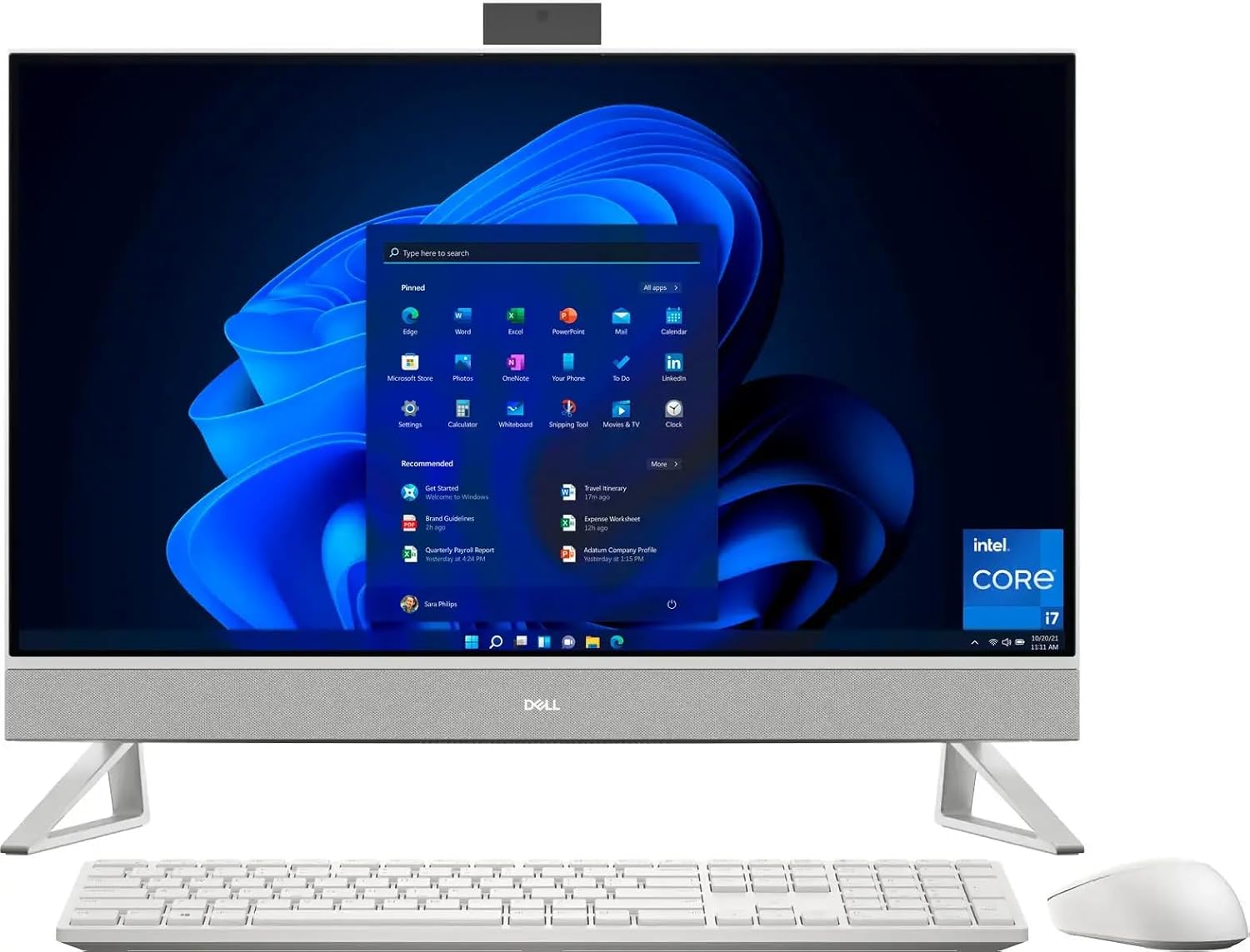 2024 Delll Inspiron 7000 All-in-One Desktop 27″ FHD IPS Touch10-Core Intel Core i7-1255U NVIDIA GeForce MX550 2GB GDDR664GB DDR4 2TB NVMe SSD+1TB HDD RJ45 HDMIv1.4 Webcam Windows 11 Home