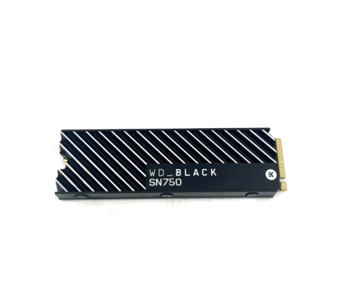 WD _BLACK SN750 500GB NVMe M.2 Internal Gaming SSD with Heatsink