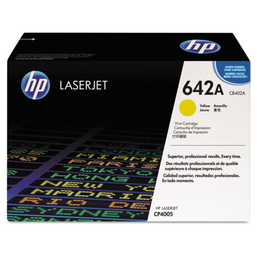 HP Inc. HP 642A (CB402A) Yellow Original LaserJet Toner Cartridge