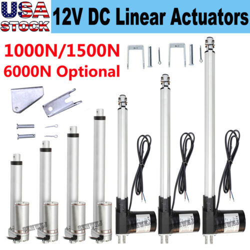 Linear Actuator 12V 1320lbs/330lbs/220lbs for Solar Tracker Chicken Coop Door CL