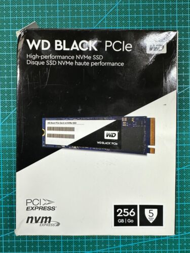 256GB WD NVMe PCIe Gen 3 M.2 SSD Solid State Drive 256G Western Digital New