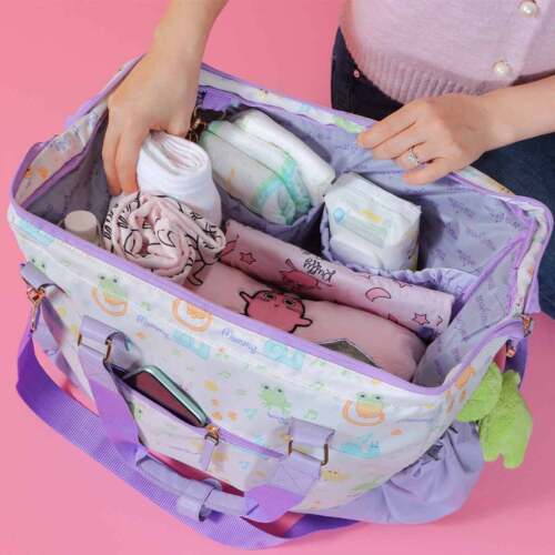 Milk&Moo Waterproof Diaper Multifunctional Baby Travel Nappy Bag Jungle Friends