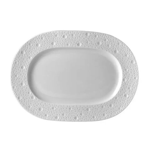 Bernardaud Ecume White Oval Platter 12″ x 9″