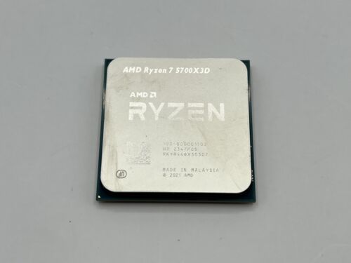 AMD Ryzen 7 5700X3D 8 Core 16 Thread 3 GHz AM4 CPU Processor for Parts Read