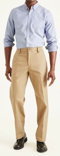 Dockers BRITISH KHAKI Men’s Workday Smart 360 Flex Classic Fit Pants, US 34×29