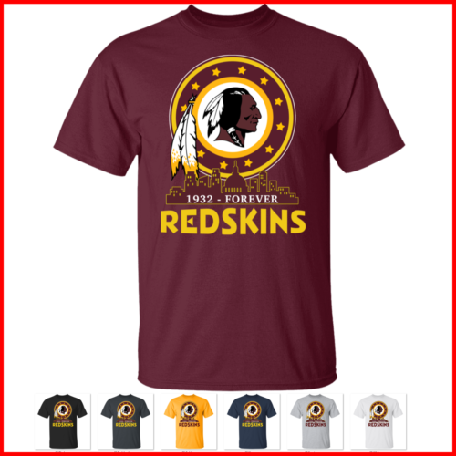 Men’s Washington REDSKINS Forever HTTR Save the Name T-Shirt Maroon S-5XL