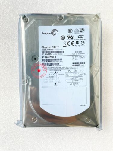 New SEAGATE ST3146707LC 146GB 10K 3.5″ SCSI HARD DRIVE HDD