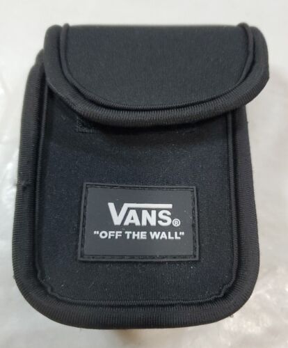 Vans Neoprene Pouch Black Bag Small Storage Device Bag Clip Skater Accessory